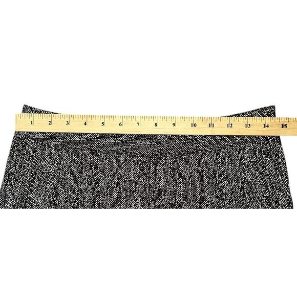 Express Mid-Rise Cuffed Black & White Tweed Pattern Dress Shorts Size 0 28X2 - Picture 2 of 8